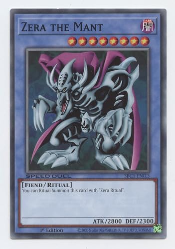遊戯王 - sense-manうらら 20th ◆美品◆ Amazon.com: Zera The Mant - SBC1-ENI13 - Common - 1st Edition