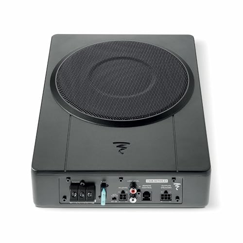 Focal Caisson de Basses amplifié sous Le siège avec amplificateur intégré à 2 canaux