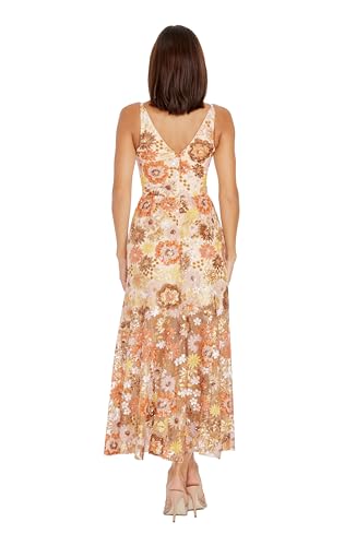 Dress the Population Women's Sierra Fit and Flare Midi Dress4