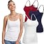 3pack - White, Navy, Red