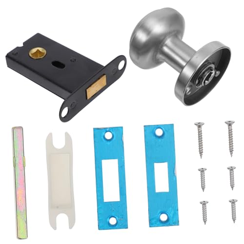 POPETPOP Pomos de Puerta Invisibles de Acero Inoxidable para Dormitorio Cerradura sin Llave para Puertas Interiores Grosor Diseño Moderno y Duradero Seguridad Confiable