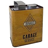 IETSBH15160 Tirelire bidon d'huile Renault garage service Licence Officielle Dimensions 17x12x8 cm Les Collections Rétro