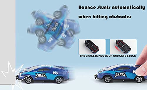 Stunt spielzeugauto -360° drehbares spielzeugautos, Springendes Trägheits, Legierung zurückziehen Katapult, Kreativität Mini Auto Modelle Spielpreise für Kinder Jungen -zufällige