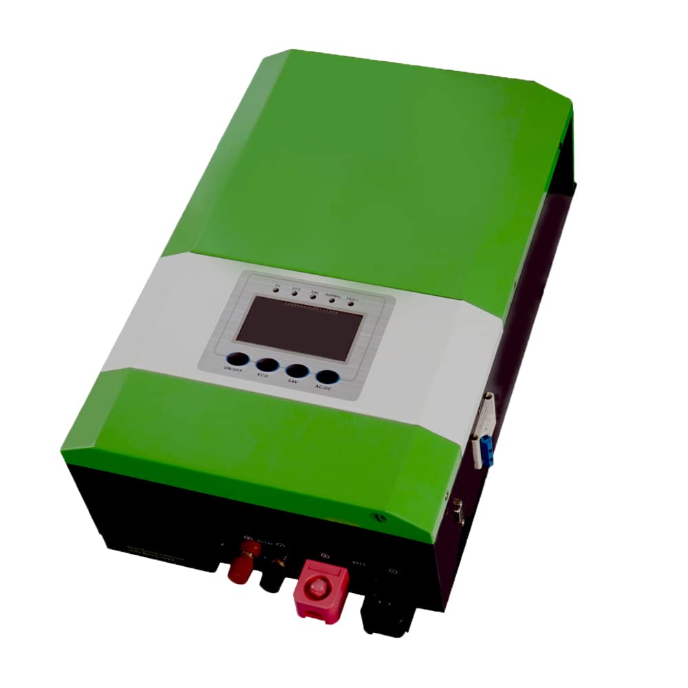 Inverter ibrido solare da 1000 W 12 V 24 V CC a 220 V/230 V CA con regolatore solare MPPT da 30 A max Off Grid Inverter. Funziona con batterie al piombo e batterie al litio