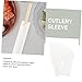 BRIGHTFUFU 100pcs Disposable Chopsticks Sleeves Paper Cutlery Packing Bags for Restaurants Hotels and Picnics Clean and Convenient Wrap for All Chopstick