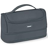 Sooez Big Capacity Pencil Case, Expandable Large Storage Pencil Pouch Holder Box Organizer, Portable High Capacity Stationery Bag, Cute Aesthetic School Supplies for Teen Girls, College Office, Gray