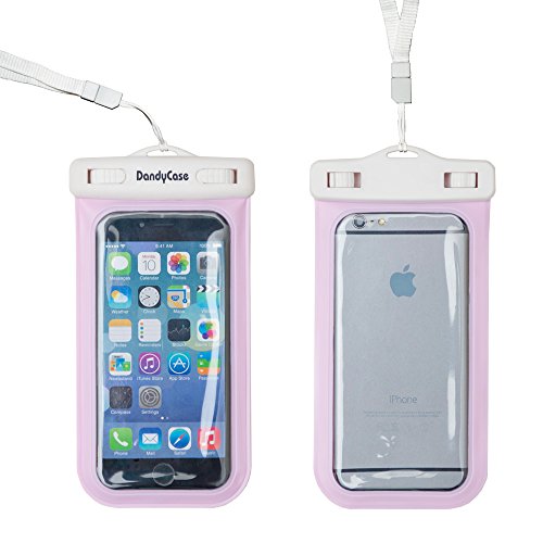 DandyCase iPhone 6 Case, Slim Waterproof Case for Apple iPhone 6 (Will NOT fit iPhone 6 Plus or Other Smartphones) - IPX8 Certified to 100 Feet [Retail Packaging (Pink)