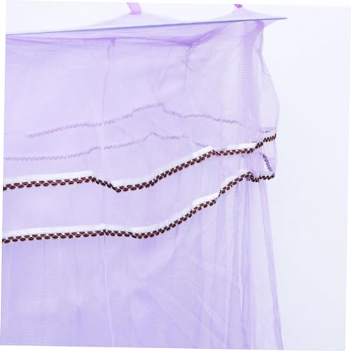COOLHIYA mosquiteiro rede cúpula cama dossel grade proteção para bebe Rede proteção para bebê cortin
