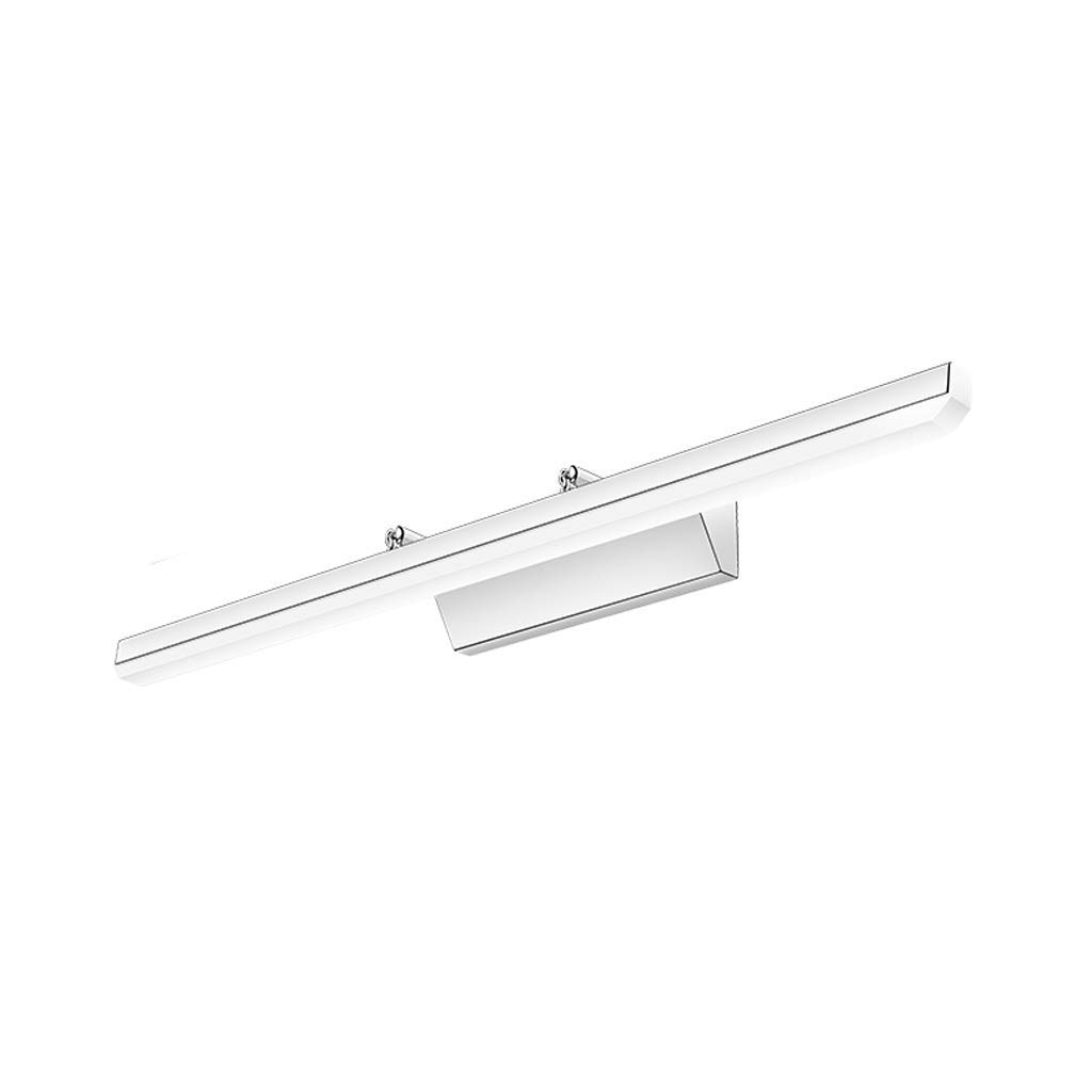 Mirror Lámpara Frontal Espejo Espejo Luz Eluz de Luz Led 40 Cm, 50 Cm, 60 Cm, 80 cm Iluminación de Pared Simple/White Light-12W50Cm