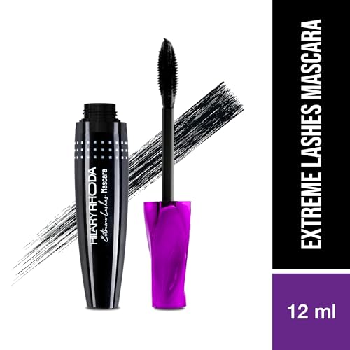 Hilary Rhoda Extreme Lashes Mascara | Volumizing & Lengthening Mascara | Waterproof & Long Lasting |Clump-free Formula | Smudge-Proof & Non-sticky Mascara | 12ml - Image 2
