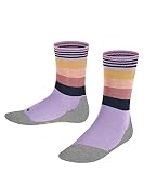 FALKE Unisex Kinder Socken Active Fox K SO Baumwolle gemustert 1 Paar, Lila (Lupine 6903), 35-38
