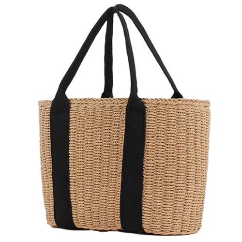 Sac de paille pour femmes sac à bandoulière décontracté de plage portable