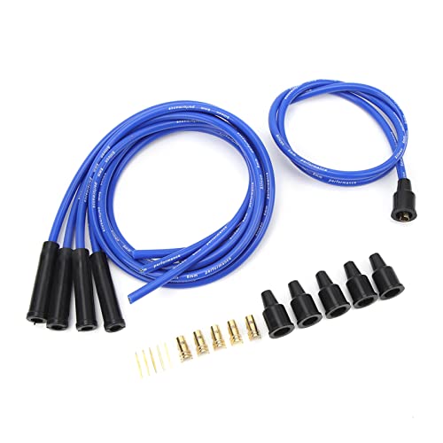 Cable para bujía 8mm KIMISS, alta eficiencia y encendido estable para coche clásico