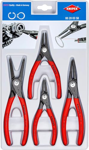 KNIPEX Assortimento di pinze di precisione per anelli di, 00 20 03 SB