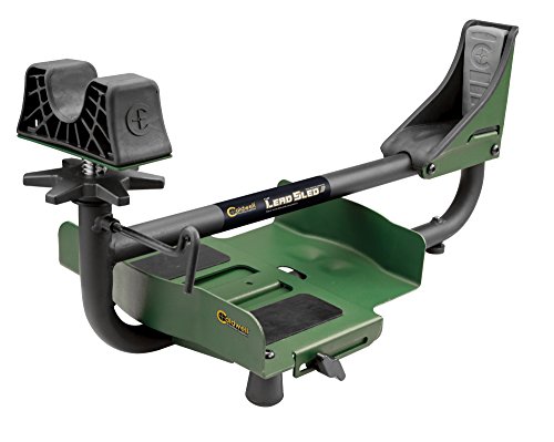 Caldwell Lead Sled 3 Adjustable Ambidextrous Recoil Reducing Rifle Shooting Rest for Sighting In and Shooting Stability, green, black #1