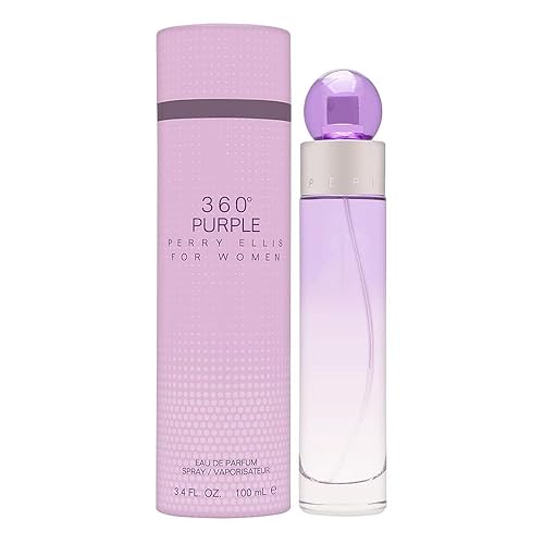 Perry Ellis 360 Purple - Eau de Parfum en aerosol para mujer, 3.4 onzas líquidas