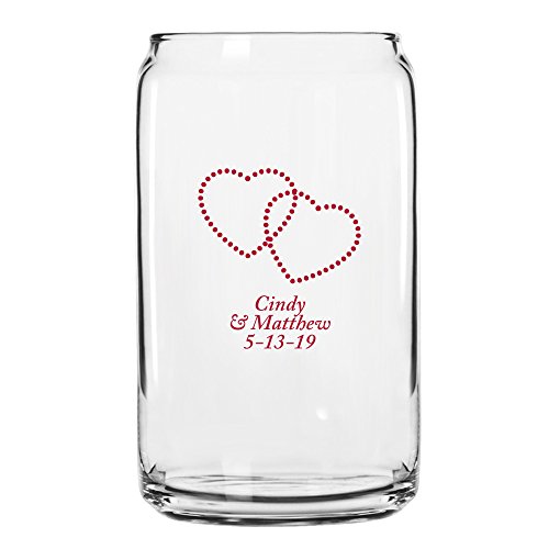 Vasos personalizados para cerveza, 144 unidades, rojo