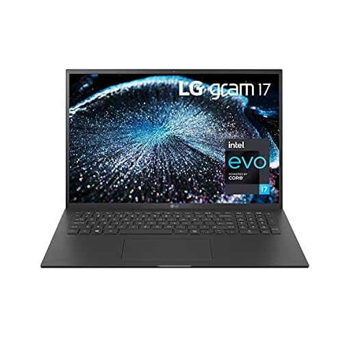 LG Gram 17Z90P Laptop 17" IPS Ultra-Lightweight, (2560 x 1600), Intel Evo 11th gen Core i7, 16GB RAM, 1TB SSD, Upgradeable Windows 10 Home, Alexa Built-in, 2X USB-C, HDMI, USB-A - Black