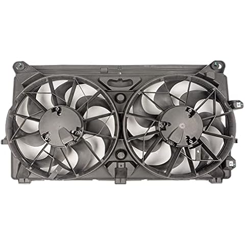Focreedy GM1101 Replacement Dual Radiator & Condenser Cooling Fan Assembly for Chevrolet/Chevy Tahoe Silverado Avalanche for GMC Sierra Cover