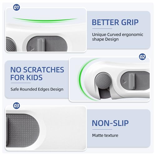 5-Pack Child Proof Refrigerator Lock with 3M Adhesive, Baby Child Safety Cabinet Locks, Kids Safety Fridge Locks for Oven Drawers Freezer Door Latches- White - Image 5