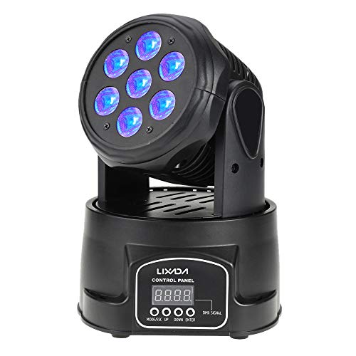 Image of Lixada DMX-512 Stage Lighting Mini Moving Head Light 4 In 1 RGBW LED PAR Light Lighting Strobe Professional 9 /14 Channels 100W AC 100-240V Sound Active for KTV Club Bar Party Disco DJ Show Bands