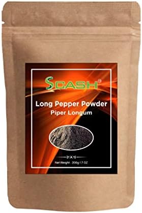 Scash Dried Indian Long Pepper Pippali Powder (7 Ounce) 200 gm