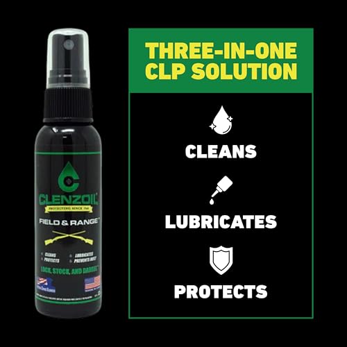 Image of Clenzoil Field & Range Fine Mist Sprayer - CLP Gun Lubricant - Premium Firearm Maintenance - Rust Preventative - 2 oz Fine Mist Sprayer