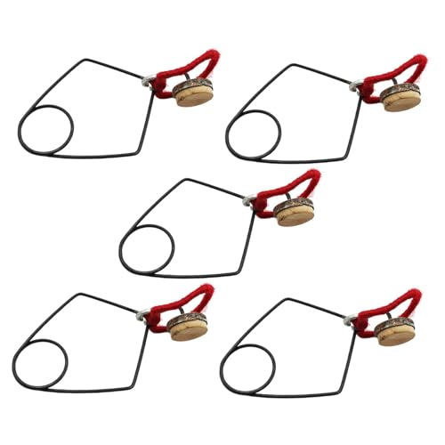 Menolana 5x Flute Button Key Pad Indentation Clips Flute Accessories Reliable DIY Lightweight Parts Easy to Use Metal for Professional