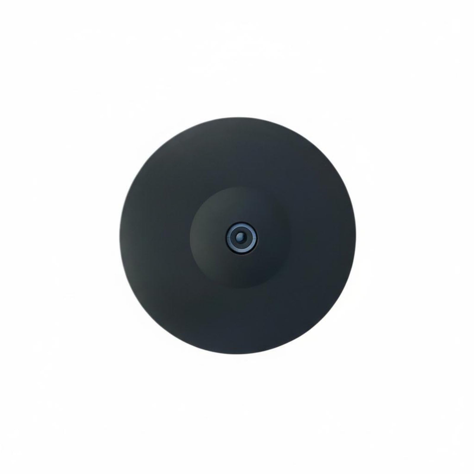 Piatto Elettronico Batteria Pad Gomma Reale Curvatura Sensibilità Superiore Controllo Zona Espressivo Adatto per Esercizi Casa Prove Gruppo Musicali, 12 Pollici Dual-trigger