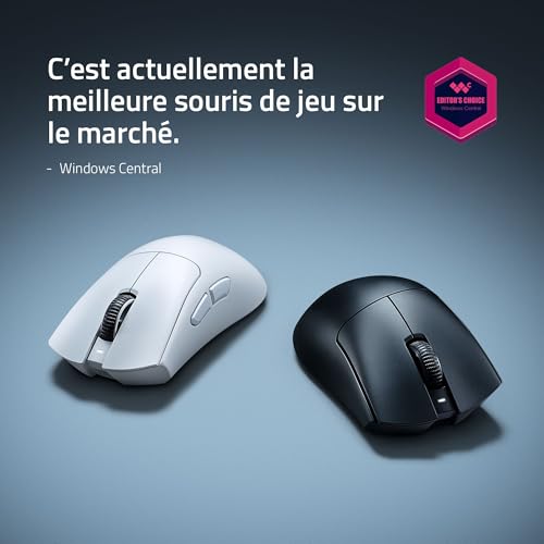 Razer DeathAdder V4 Pro Esport sans Fil Ergonomique ultralégère 56g 2 4 GHZ Hyperspeed Focus Pro 45K Sensor 8K Hz Polling Switches optiques Gen 4 | - vue 5