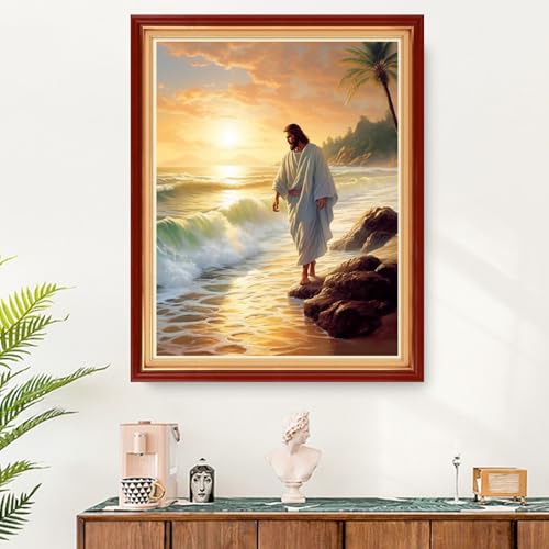 Image of Funart Stamped Cross Stitch Kits for Beginners Full Range of Cross Stitching Preprinted Embroidery Kits for Adults, 11CT Embroidery Pattern Needlepoint Kits- (ArtColors36)