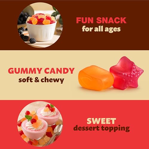 Tropical Fruit Jelly Candy Mix, Dye Free Candy, Vegan Gummies, 1 Lb Bag | Naturally Flavored, Real Fruit Puree, Assorted Flavors - image 6