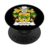 Escudo de armas Acevedo - Escudo de la familia PopSockets PopGrip Intercambiable