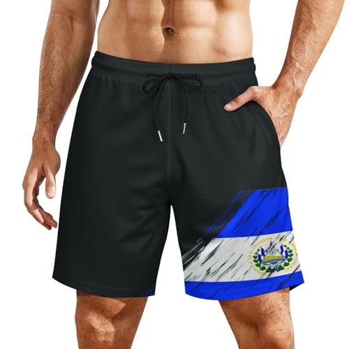 American Flag Summer Mens' 2 in 1 Workout Casual Running Shorts Sport Pants with Pockets, 3X-Large
