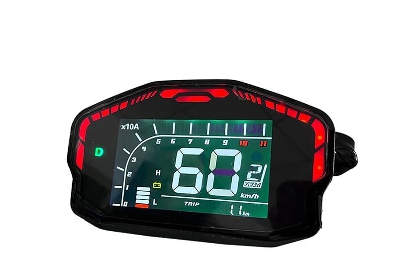 Speedometer Display DKD LCD Adjustable ONE-LIN/CAN-Bus Communication for Bicycle Motorcycle Controller