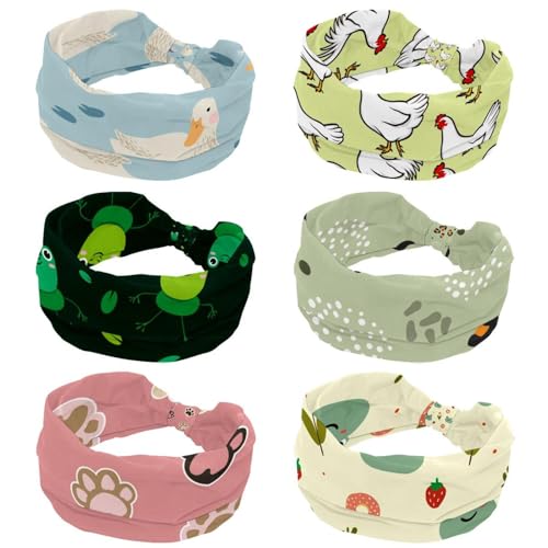 Turban antidérapant à motif pattes de chat pour le yoga et le sport