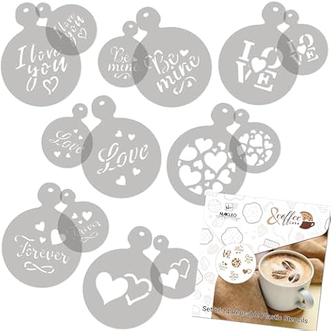 NAKLEO Reusable Baking Stencils Set Cover