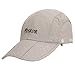 icolor Sun Hats for Men Women with Neck Flap,Foldable Sun Cap Fishing Sun Hats,UPF50+ Sun Protection Ponytail Hats Khaki