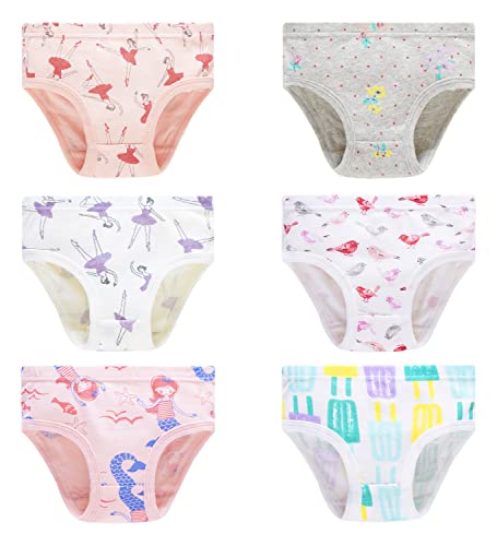 Little Girls Soft 100% Cotton Underwear Toddler Panties Big Kids Undies2