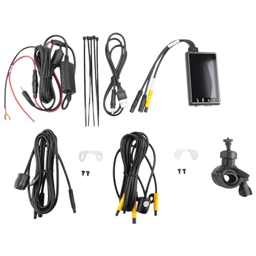 MAKIVI SE600 バイク用カメラ バイク用ドライブレコーダー ライディングレコーダー 前後デュアル録画 バイク用品