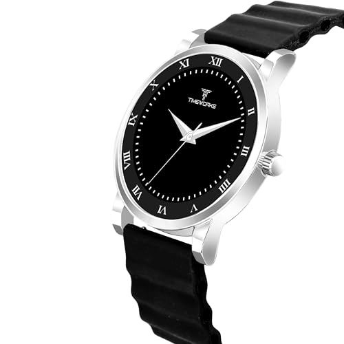 Image of TIMEWORKS Designer Round Dial Watch Silicon Changeable Smart Watch Strap with Smart pin Men's & Boy's Watch BG-408