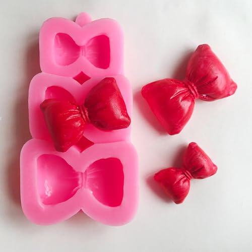 Molde silicona lazo para jabón, chocolate y decoración miniatura 6