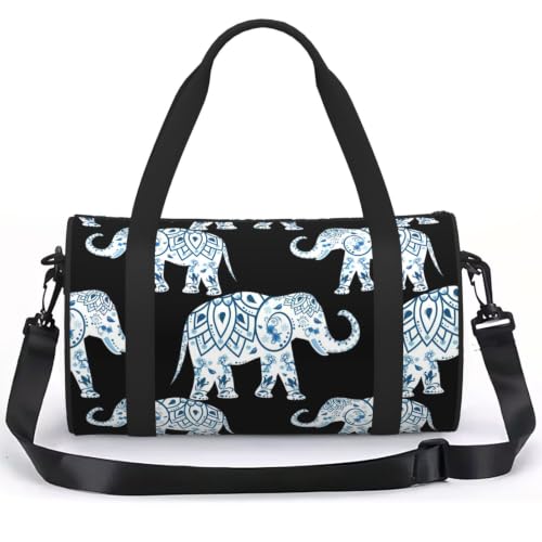 Mochila deportiva ligera negra de elefante para gimnasio, viajes y atletismo
