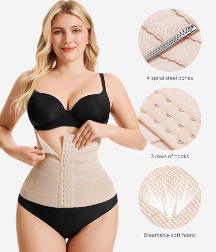 Image of Nebility Womens' Waist Trainer Tummy Control Waist Cincher Slim Body Shaper