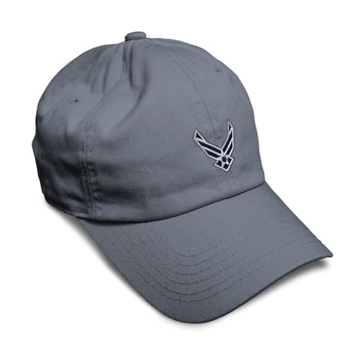 Image of Speedy Pros Soft Baseball Hat Embroidered Dad Hat Air Force Emblem Embroidery Men & Ladies Baseball Cap Cotton