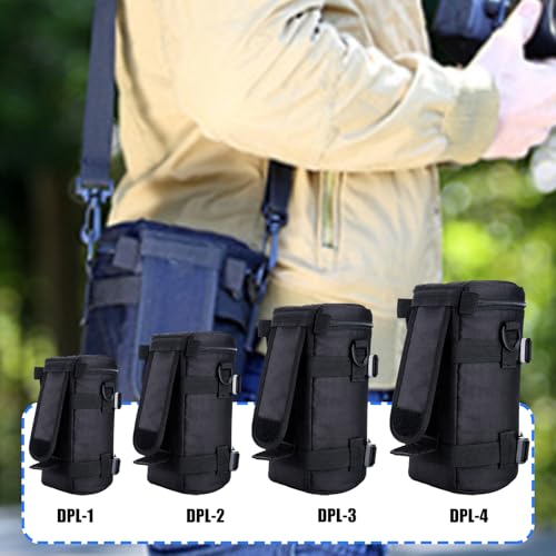 Sac étanche pour objectif photo en randonnée et voyage pour grand zoom DSLR DLP4 - 6