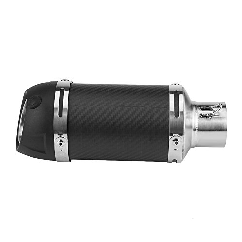 EBTOOLS pour silencieux echappement moto sc pour 300 2015 slip on exhaust 35 51 Tuyau de silencieux d'échappement en fibre de carbone mat véritable modifié pour moto universelle avec DB Killer