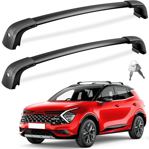Barres transversales en aluminium verrouillables robustes Kia Sportage