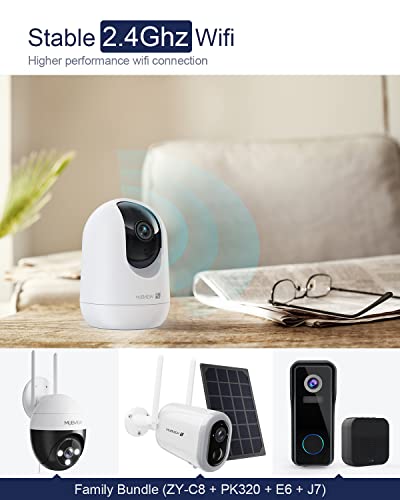 Indoor Security Camera 2K, Pet Camera With Phone App, Wifi Cameras For Home Security Camera For Dog/ Baby Monitor/Elder Pan Tilt, 2.4G, 24/7, 2-Way Talk, Human Detection, Motion Tracking, Sd&Cloud #TOP7
