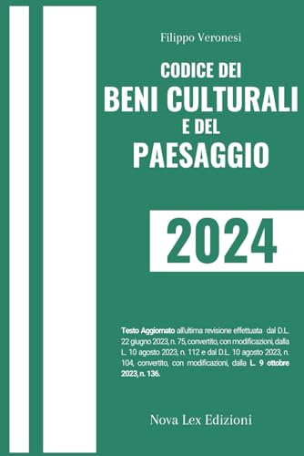 Codice dei beni culturali e del paesaggio Aggiornato